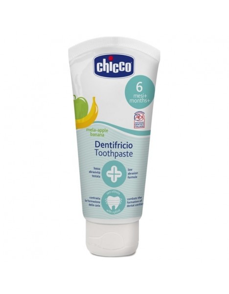 Chicco οδοντόπαστα μήλο μπανάνα 6m+ 50ml 02320-00