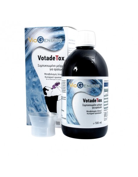 Viogenesis Votadetox Liquid - Μεταβολισμός, Αποτοξίνωση, 500ml