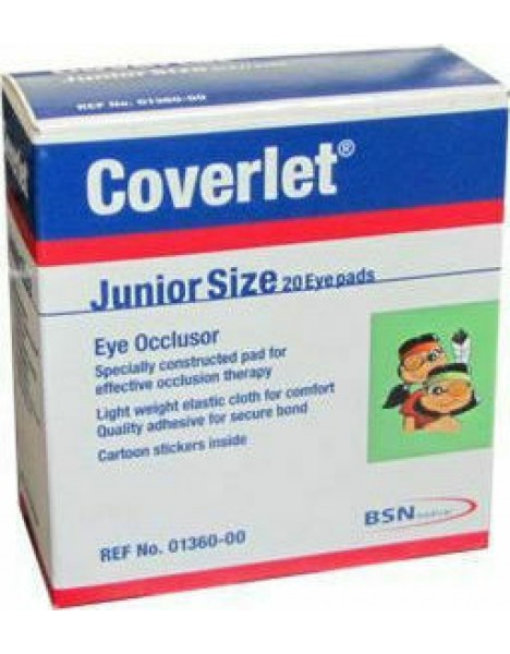 BSN Medical Coverlet Junior Size Οφθαλμικοί Επίδεσμοι 20τμχ