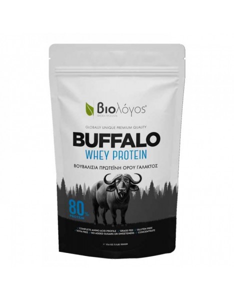 Βιολόγος Buffalo Whey 50% Βιολογική Πρωτεΐνη Ορού Γάλακτος 500gr