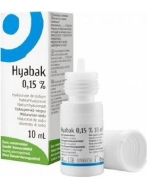 Hyabak Eye Solution 0.15% 10ml Thea Synapsis