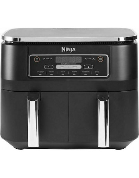 ΦΡΙΤΕΖΑ ΑΕΡΟΣ FOODI DUAL ZONE ΜΑΥΡΗ 2470W NINJA AF300