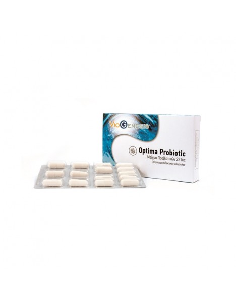 VioGenesis Optima Probiotic 22 Billion (Προβιοτικά)  30 Enteric Coated Caps