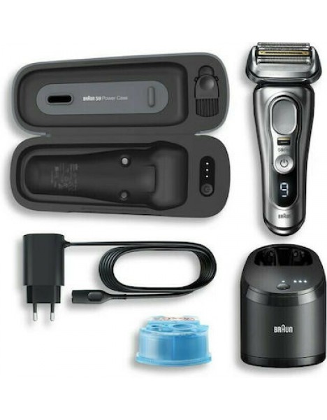 Braun Series 9 Pro Wet & Dry 9477CC Ξυριστική Μηχανή Προσώπου Επαναφορτιζόμενη