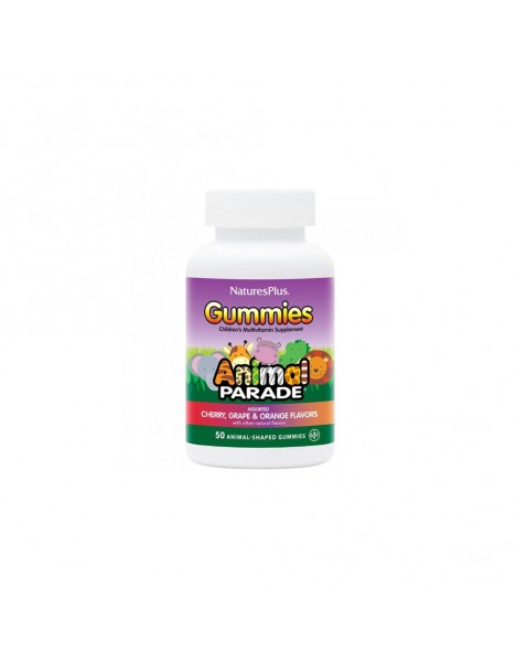 Natures Plus  Animal Parade Multivitamins  Πολυβιταμινούχο Συμπλήρωμα Διατροφής Για Παιδιά 60 ζελεδάκια