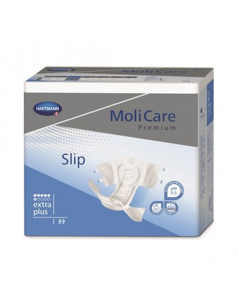 Hartmann MoliCare Premium Slip Extra Plus Πάνες Ακράτειας Αυτοκόλλητες Ημέρας Μέγεθος Large 120cm - 150cm 30τμχ (169848) 6 σταγόνες