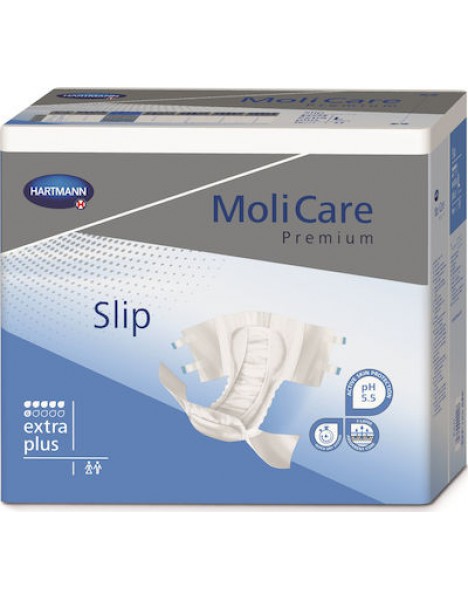 Hartmann MoliCare Premium Slip Extra Plus Πάνες Ακράτειας Αυτοκόλλητες Ημέρας Μέγεθος Small 60cm - 90cm 30τμχ (169448) 6 σταγόνες