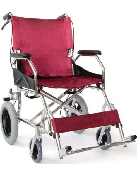 Vita Orthopaedics Αμαξίδιο Αλουμινίου Μεταφοράς 45 cm VT401 09-2-004 κόκκινο