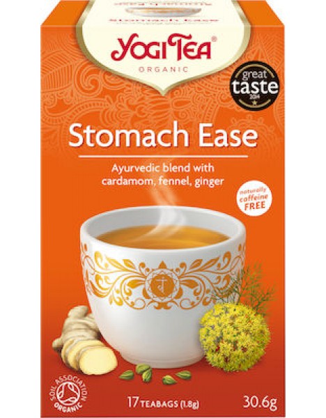 YOGI TEA Stomach Ease Βιολογικό Τσάι που Βοηθάει στη Διαδικασία της Πέψης (17 φακελάκια)