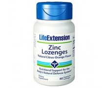 Life Extension Zinc Lozenges Συμπλήρωμα Για Την Επιτάχυνση της Διαδικασίας Ανάκτησης Ενέργειας 60 Φυτοκάψουλες 
