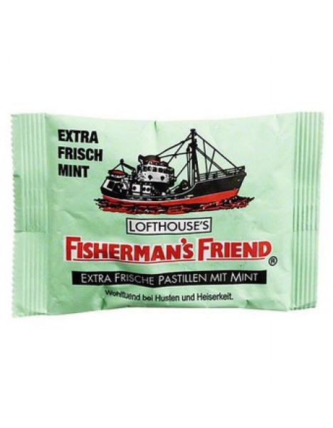 Fisherman's friend καραμέλες Extra Strong Mint / Πολύ Δυνατή Μέντα (πράσινο)