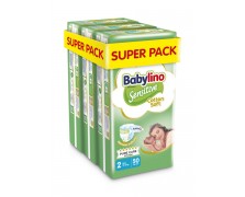 Babylino Sensitive Cotton Soft No2  3-6Kg Super Pack  150Τμχ