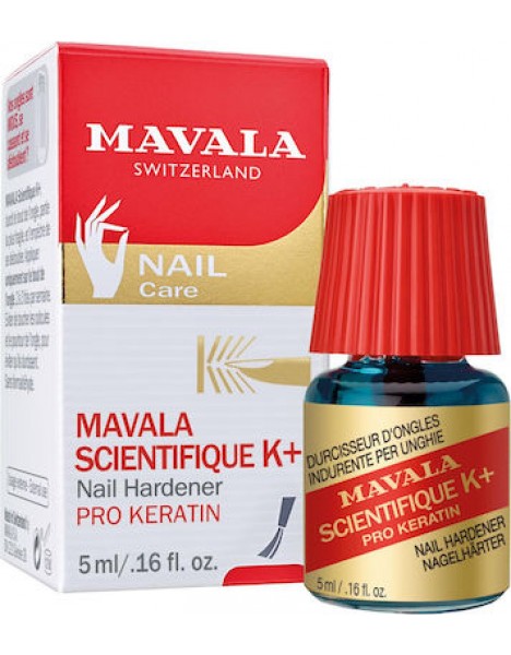 Mavala Switzerland Scientifique K+ Σκληρυντικό με Κερατίνη με Πινέλο 5m