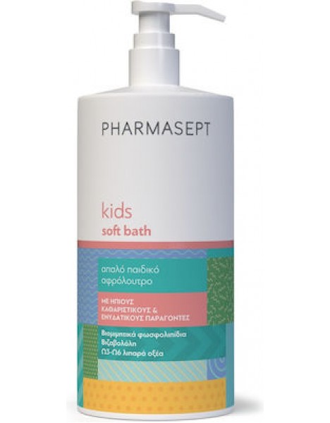 Pharmasept Παιδικό Αφρόλουτρο Kids Soft Bath με Μέλι για την Ευαίσθητη Περιοχή σε Μορφή Gel 1000ml