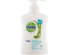 Dettol Moisture Aloe Vera & Milk Proteins Liquid Hand Wash 250ml Pump