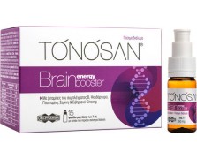Uni-Pharma Tonosan Brain Energy Booster - Ενίσχυση μνήμης & πνευματικής απόδοσης, 15 Φιαλίδια
