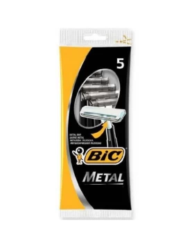Ξυραφάκια Bic metal μονή λεπίδα 5τμχ
