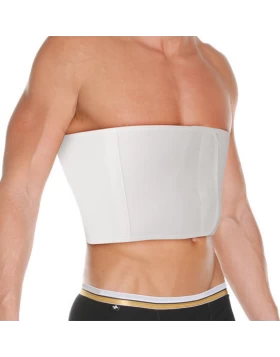 Vita Orthopaedics 04-1-005 Ελαστική Ζώνη Πλευρών Ύψους 18cm για Άνδρες σε Λευκό χρώμα
