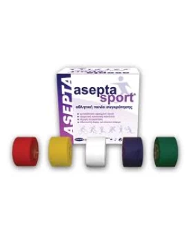 Ταινία αθλητική Asepta Sport 3,75 cm x 10m Λευκή