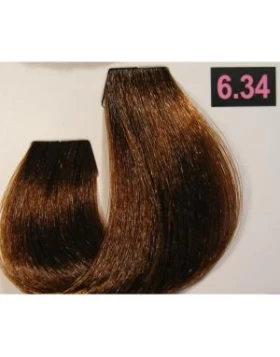 Silky Color Professional Σωληνάριο 6.34 Σκούρο Χρυσό Χάλκινο Ξανθό 100g