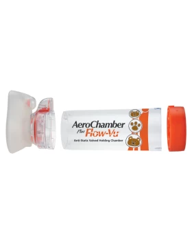 AeroChamber Plus Flow-Vu Αντιστατικός Αεροθάλαμος Small Mask (0-18 μηνών) 