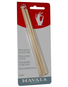 Mavala Manicure Sticks Μη τραυματικοί Ξύλινοι Ράβδοι 8τμχ
