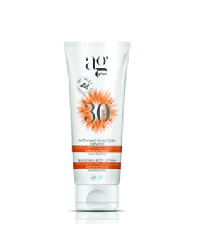 AG Pharm Sun Screen Body Lotion SPF30 Aντιηλιακό Γαλάκτωμα Σώματος, με άρωμα μονόη, 200ml