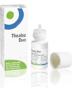 Thealoz Thea Duo Οφθαλμικές Σταγόνες Υποκατάστατο Δακρύων με Υαλουρονικό Οξύ, 10ml