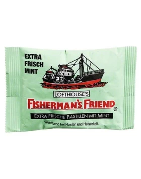 Fisherman's friend καραμέλες Extra Strong Mint / Πολύ Δυνατή Μέντα (πράσινο)