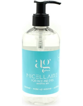 AG PHARM Micellaire For Face & Eyes  Λοσιόν Ντεμακιγιάζ Ματιών & Προσώπου, Ακόμα & της Αδιάβροχης Μ