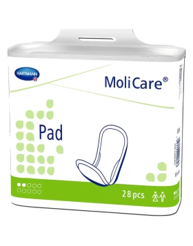 Hartmann Molicare Comfort Mini, Σερβιέτες Ελαφράς Ακράτειας - λοχείας 28τεμ, 2 σταγόνες (168100)