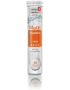 Swiss Energy Multi Vitamins Biotin 20 αναβράζοντα δισκία 