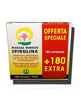 Marcus Rohrer Spirulina Συμπλήρωμα Σπιρουλίνας 180 Δισκία + 180 Δώρο Επιπλέον 180 Δισκία, Σπιρουλίνα