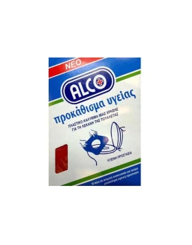 Alco προκάθισμα υγείας για τη λεκάνη της τουαλέτας 10τμχ