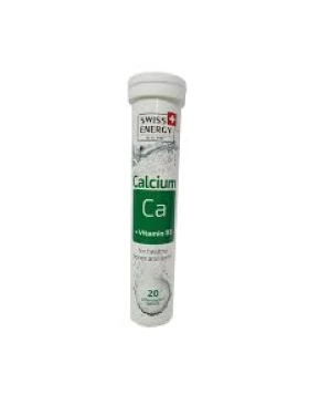 Swiss Energy vitamin D3 calcium ασβέστιο 20 αναβραζοντα δισκία