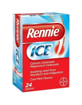 Bayer Rennie Ice 24 μασώμενα δισκία 