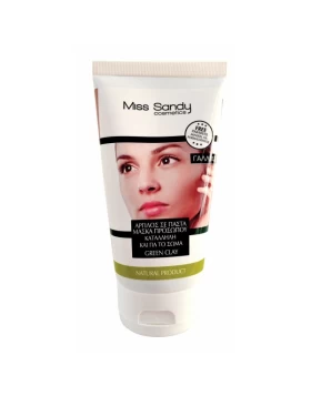 Miss Sandy Μάσκα Προσώπου με Πράσινη Άργιλο 150ml