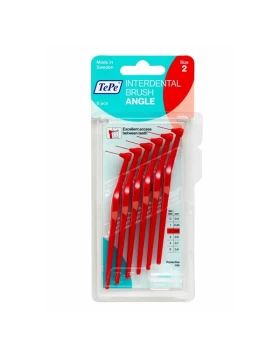 TePe Angle Μεσοδόντια Βουρτσάκια Κόκκινο 0,5mm 6τμχ