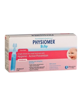 Physiomer  Unidoses Αμπούλες για Νεογνά & Βρέφη για Μάτια & Μύτη 30x5ml