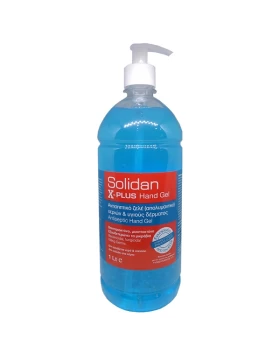 Solidan X-Plus 70% με έγκριση Ε.Ο.Φ Αντισηπτικό Gel Χεριών 1000ml