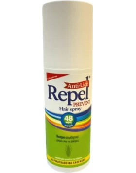 REPEL Prevent Anti-Lice Hair Spray ʼοσμο Απωθητικό Σπρέι για τις Ψείρες 150ml