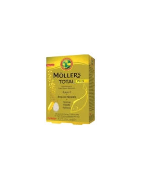 Moller's Total Plus 28 ταμπλέτες 28 κάψουλες Μέταλλα & Τζίνσενγκ, Ροδιολα, Κράταιγος