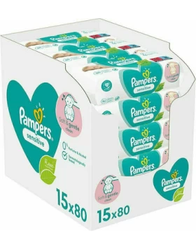 Pampers Sensitive XXL 15x80τμχ 1200τμχ