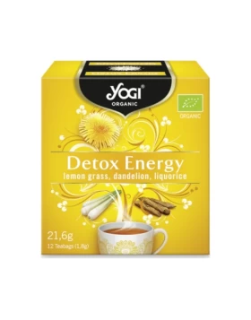 Yogi Tea Organic Detox Energy 12 Teabags 24gr
