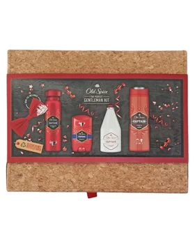 Old Spice Captain Set The Perfect Gentleman Kit Ολοκληρωμένο Πακέτο Περιποίησης της Ανδρικής Επιδερμ