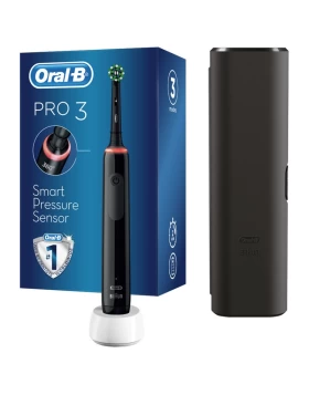 Ηλεκτρική Οδοντόβουρτσα Oral-B Pro 3 3500 Μαύρη