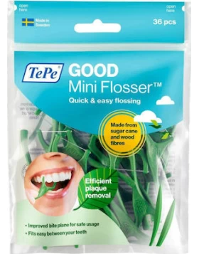 TePe Good Mini Flosser Πράσινο 36τμχ