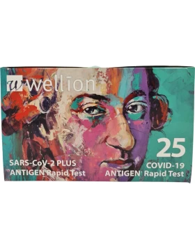 WELLION - Sars-Cov-2 Plus Antigen Rapid Test ,self test, Ρινοφαρυγγικό Τεστ Ταχείας Ανίχνευσης Αντιγ