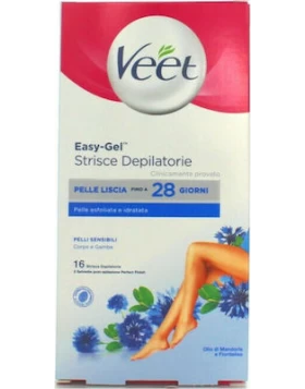 VEET Ταινίες Αποτρίχωσης Σώματος Easy-Gel 16 τμχ