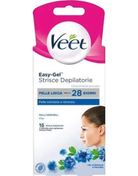 Veet Easy-Gel Face Sensitive Skin 16τμχ